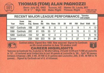 Tom Pagnozzi  baseball card collectible - Main Image 2