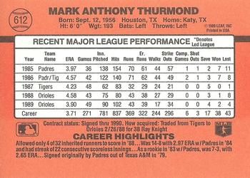 Mark Thurmond  baseball card collectible - Main Image 2