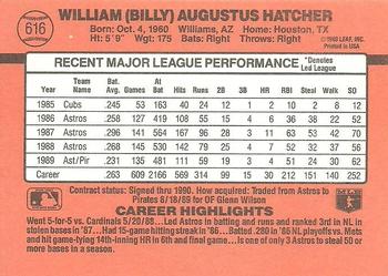 Billy Hatcher  baseball card collectible - Main Image 2