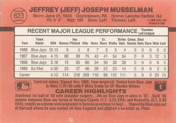 Jeff Musselman  baseball card collectible - Main Image 2
