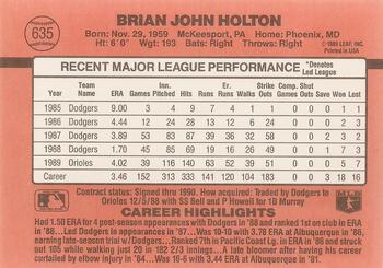Brian Holton  baseball card collectible - Main Image 2