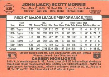 Jack Morris  baseball card collectible - Main Image 2
