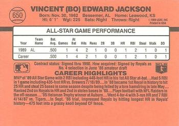 Bo Jackson  baseball card collectible - Main Image 2