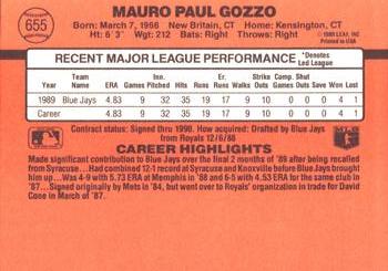 Mauro Gozzo  baseball card collectible - Main Image 2