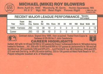 Mike Blowers  baseball card collectible - Main Image 2
