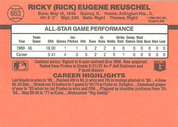 Rick Reuschel  baseball card collectible - Main Image 2