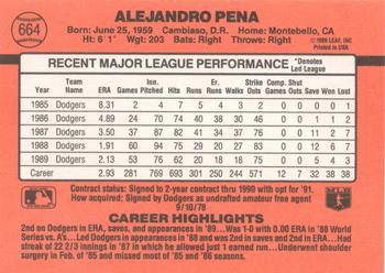 Alejandro Pena  baseball card collectible - Main Image 2