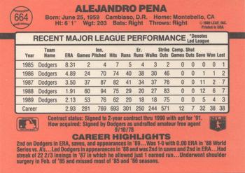 Alejandro Pena  baseball card collectible - Main Image 2