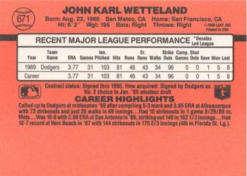 John Wetteland  baseball card collectible - Main Image 2