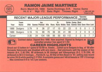Ramon Martinez  baseball card collectible - Main Image 2