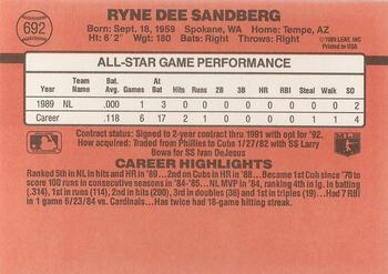 Ryne Sandberg  baseball card collectible - Main Image 2