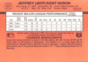 Jeff Huson  baseball card collectible - Main Image 2