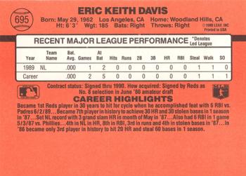 Eric Davis  baseball card collectible - Main Image 2