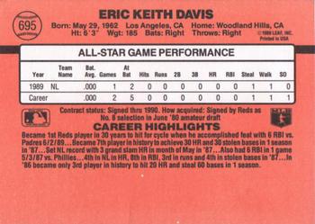 Eric Davis  baseball card collectible - Main Image 2