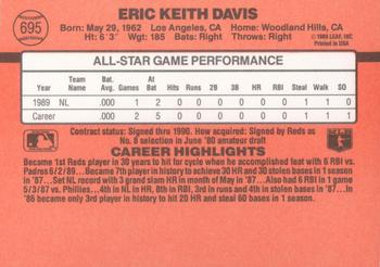 Eric Davis  baseball card collectible - Main Image 2