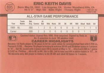 Eric Davis  baseball card collectible - Main Image 2
