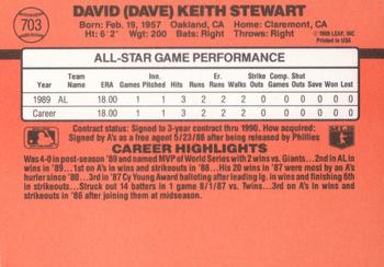 Dave Stewart  baseball card collectible - Main Image 2