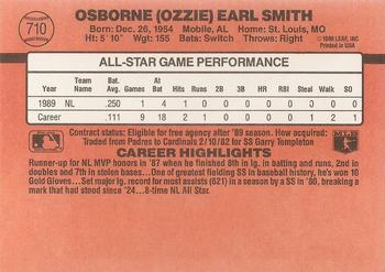 Ozzie Smith  baseball card collectible - Main Image 2