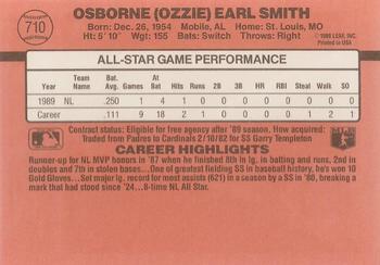 Ozzie Smith  baseball card collectible - Main Image 2