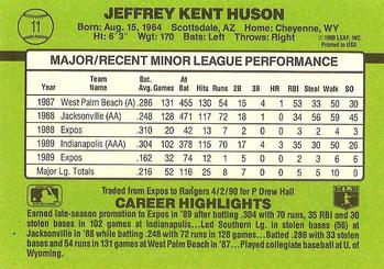 Jeff Huson  baseball card collectible - Main Image 2