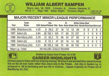 Bill Sampen  baseball card collectible - Main Image 2
