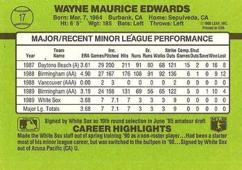 Wayne Edwards  baseball card collectible - Main Image 2