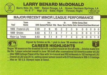 Ben McDonald  baseball card collectible - Main Image 2