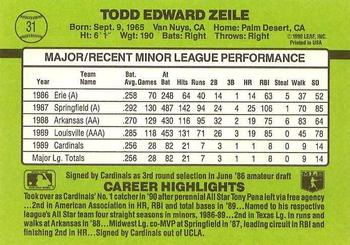 Todd Zeile  baseball card collectible - Main Image 2