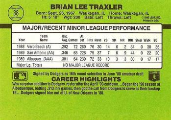 Brian Traxler  baseball card collectible - Main Image 2
