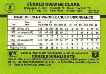 Jerald Clark  baseball card collectible - Main Image 2