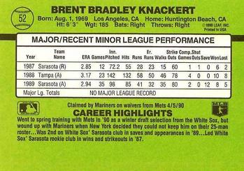 Brent Knackert  baseball card collectible - Main Image 2