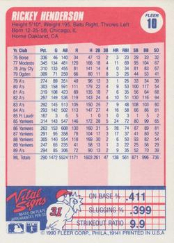 Rickey Henderson  baseball card collectible - Main Image 2