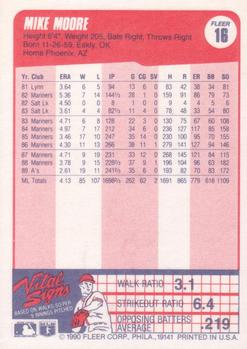 Mike Moore  baseball card collectible - Main Image 2