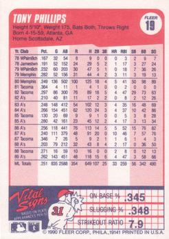 Tony Phillips  baseball card collectible - Main Image 2