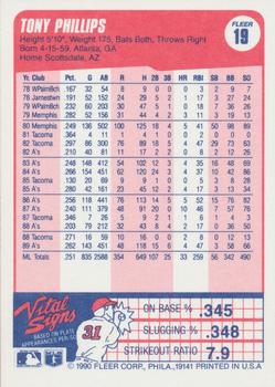 Tony Phillips  baseball card collectible - Main Image 2