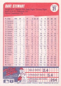 Dave Stewart  baseball card collectible - Main Image 2