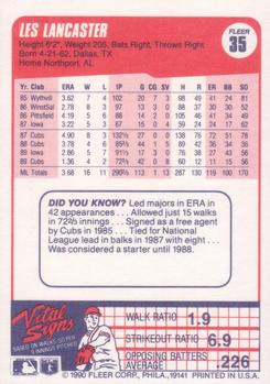 Les Lancaster  baseball card collectible - Main Image 2