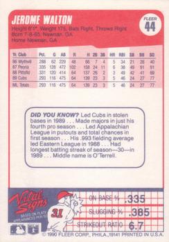 Jerome Walton  baseball card collectible - Main Image 2