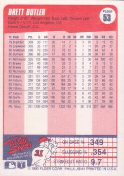 Brett Butler  baseball card collectible - Main Image 2