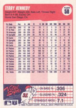 Terry Kennedy  baseball card collectible - Main Image 2