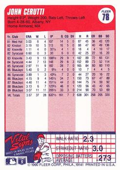 John Cerutti  baseball card collectible - Main Image 2