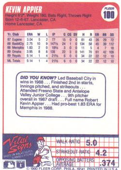 Kevin Appier  baseball card collectible - Main Image 2