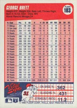 George Brett  baseball card collectible - Main Image 2