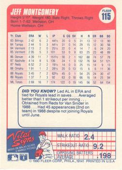 Jeff Montgomery  baseball card collectible - Main Image 2