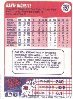 Dante Bichette  baseball card collectible - Main Image 2