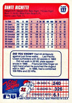 Dante Bichette  baseball card collectible - Main Image 2