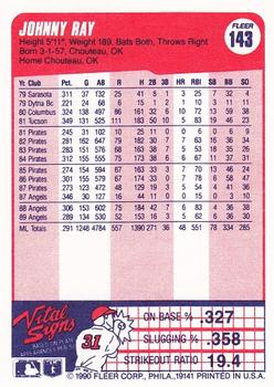 Johnny Ray  baseball card collectible - Main Image 2