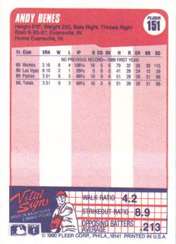 Andy Benes  baseball card collectible - Main Image 2