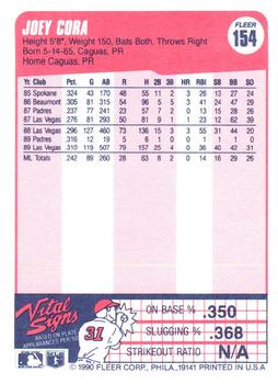 Joey Cora  baseball card collectible - Main Image 2