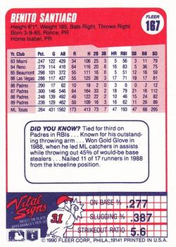 Benito Santiago  baseball card collectible - Main Image 2